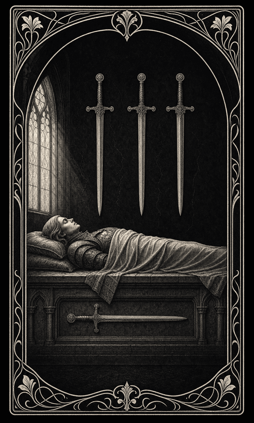 宝剑四 · Four of Swords