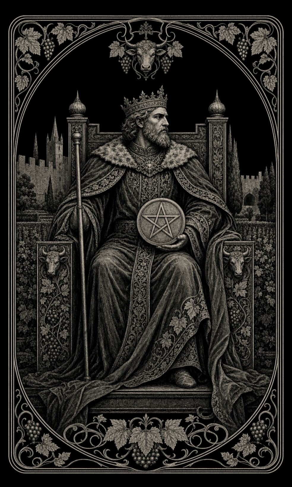 星币国王 · King of Pentacles