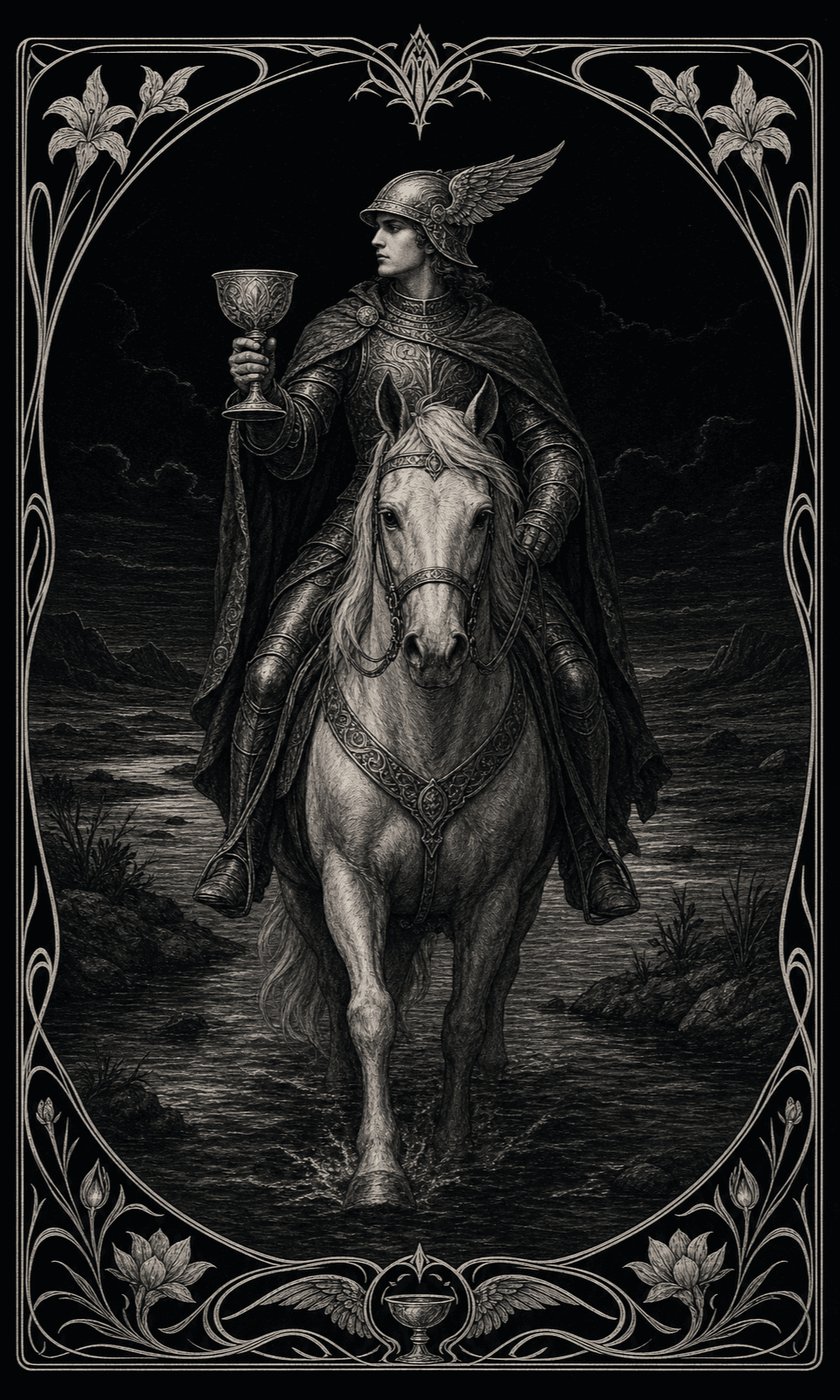 圣杯骑士 · Knight of Cups