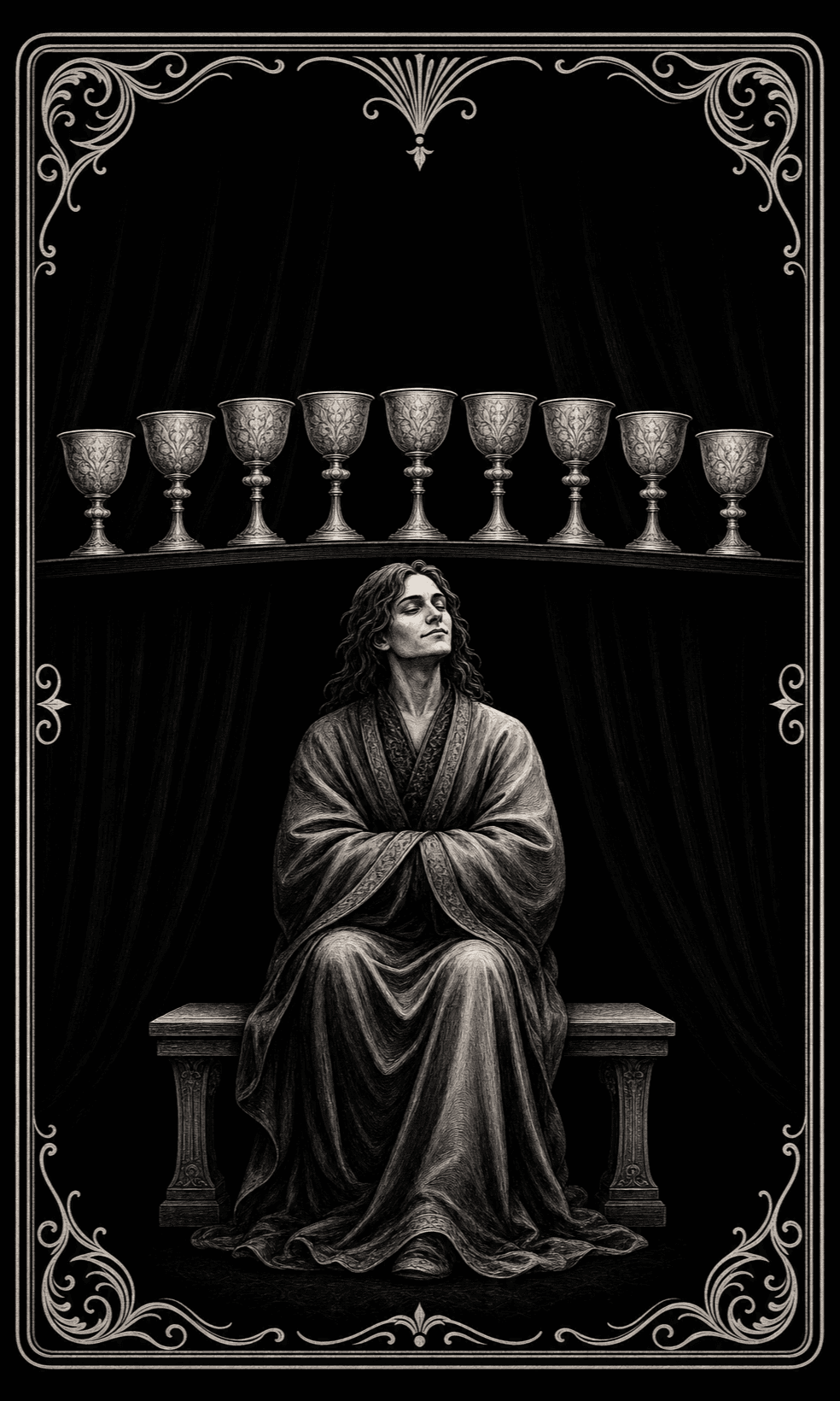 圣杯九 · Nine of Cups