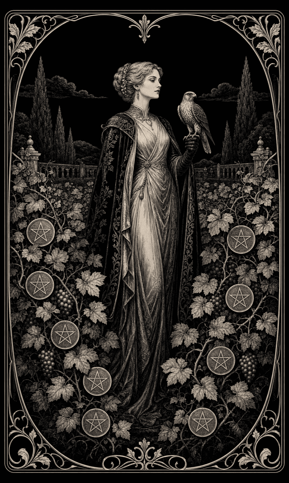 星币九 · Nine of Pentacles
