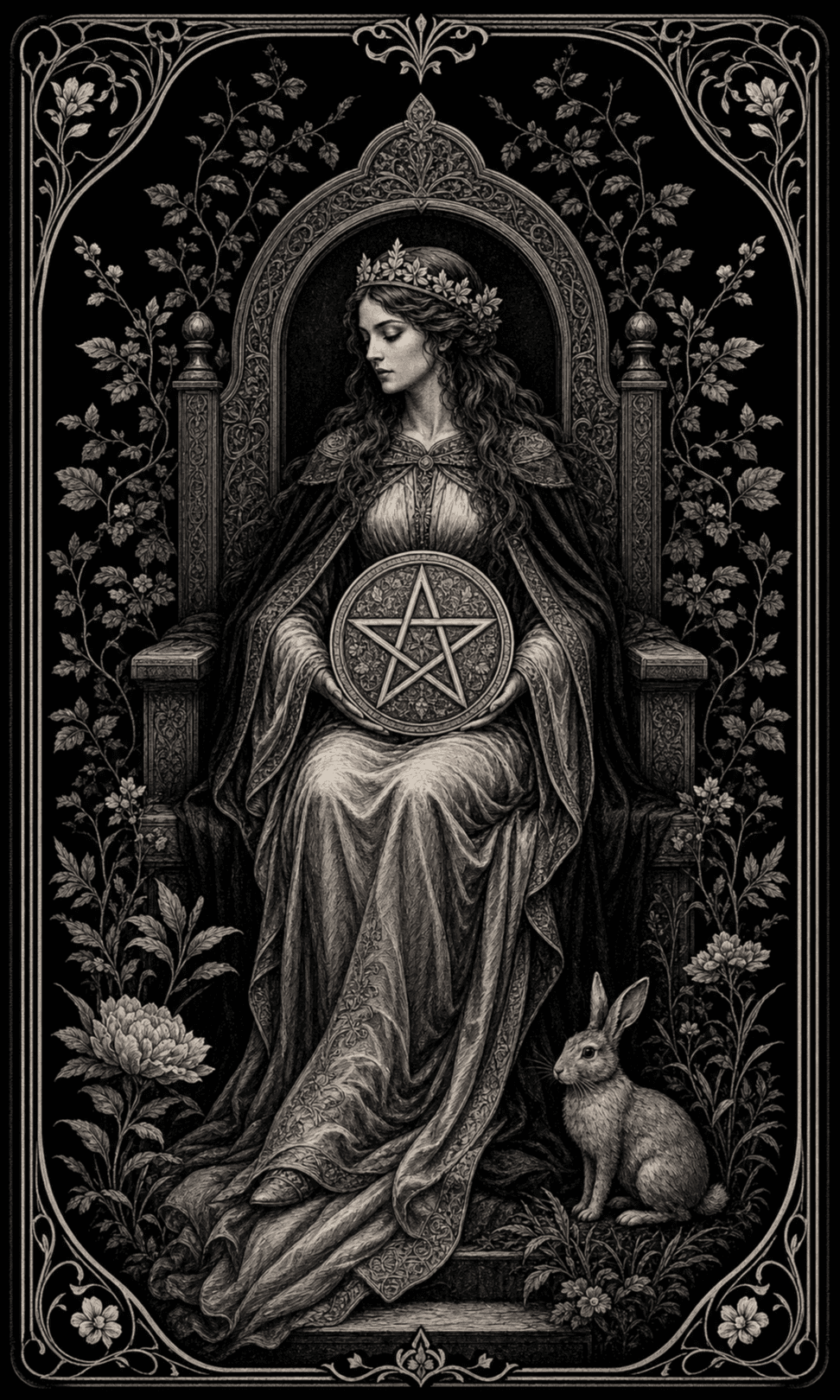 星币王后 · Queen of Pentacles