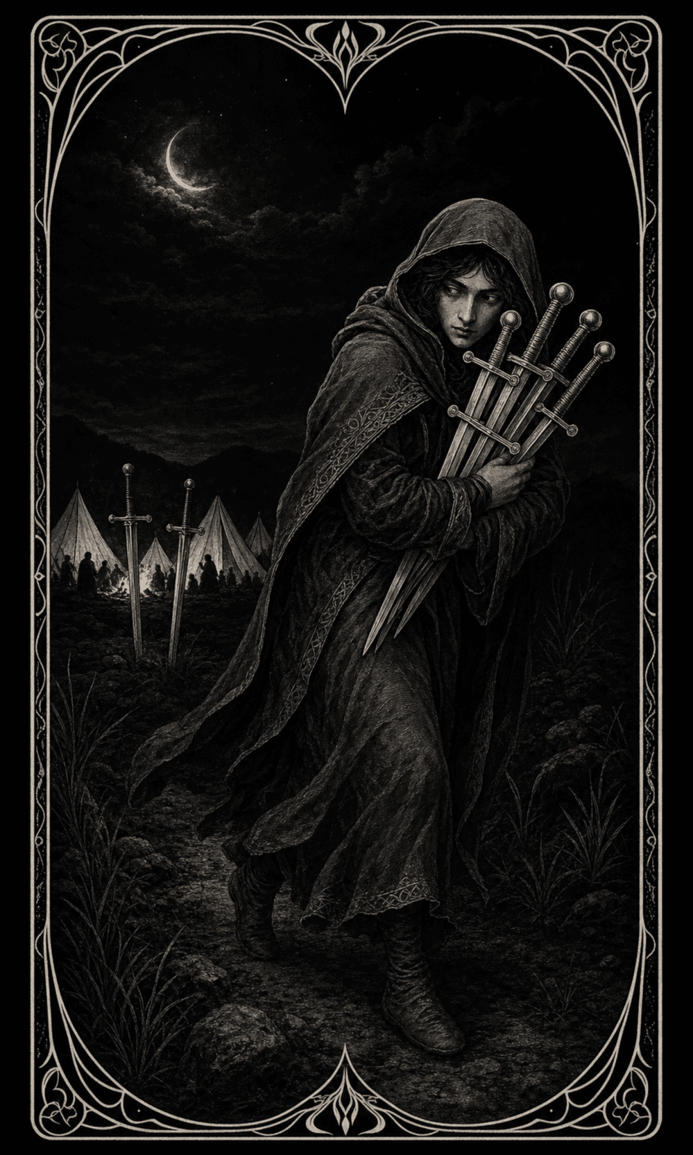 宝剑七 · Seven of Swords