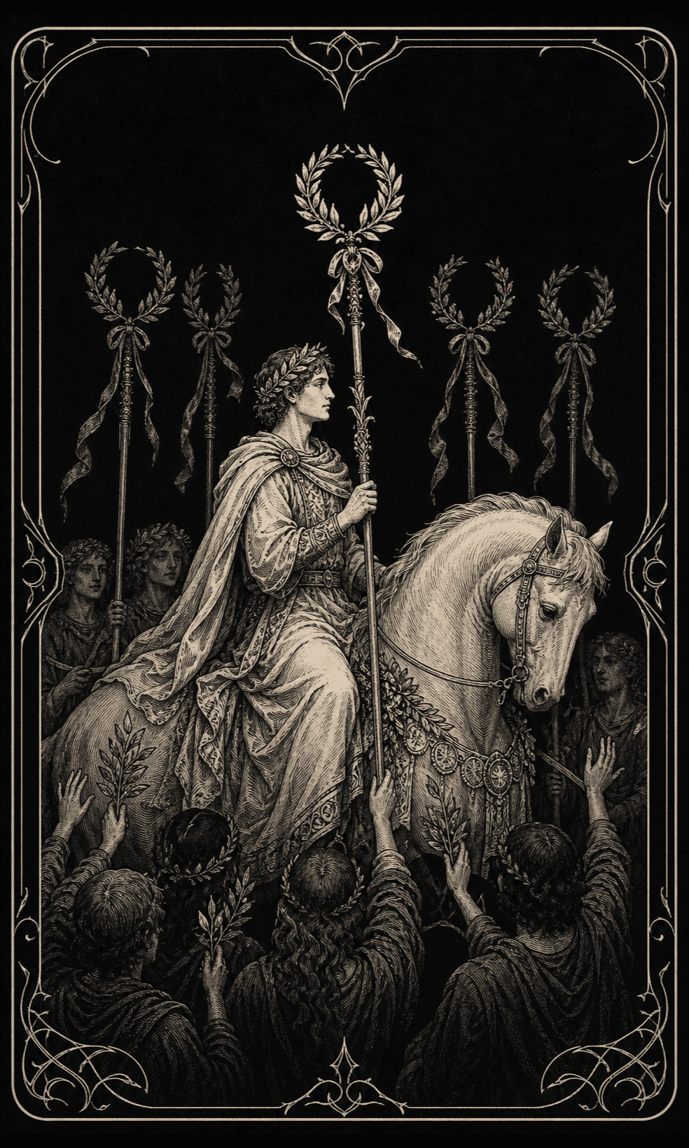 权杖六 · Six of Wands