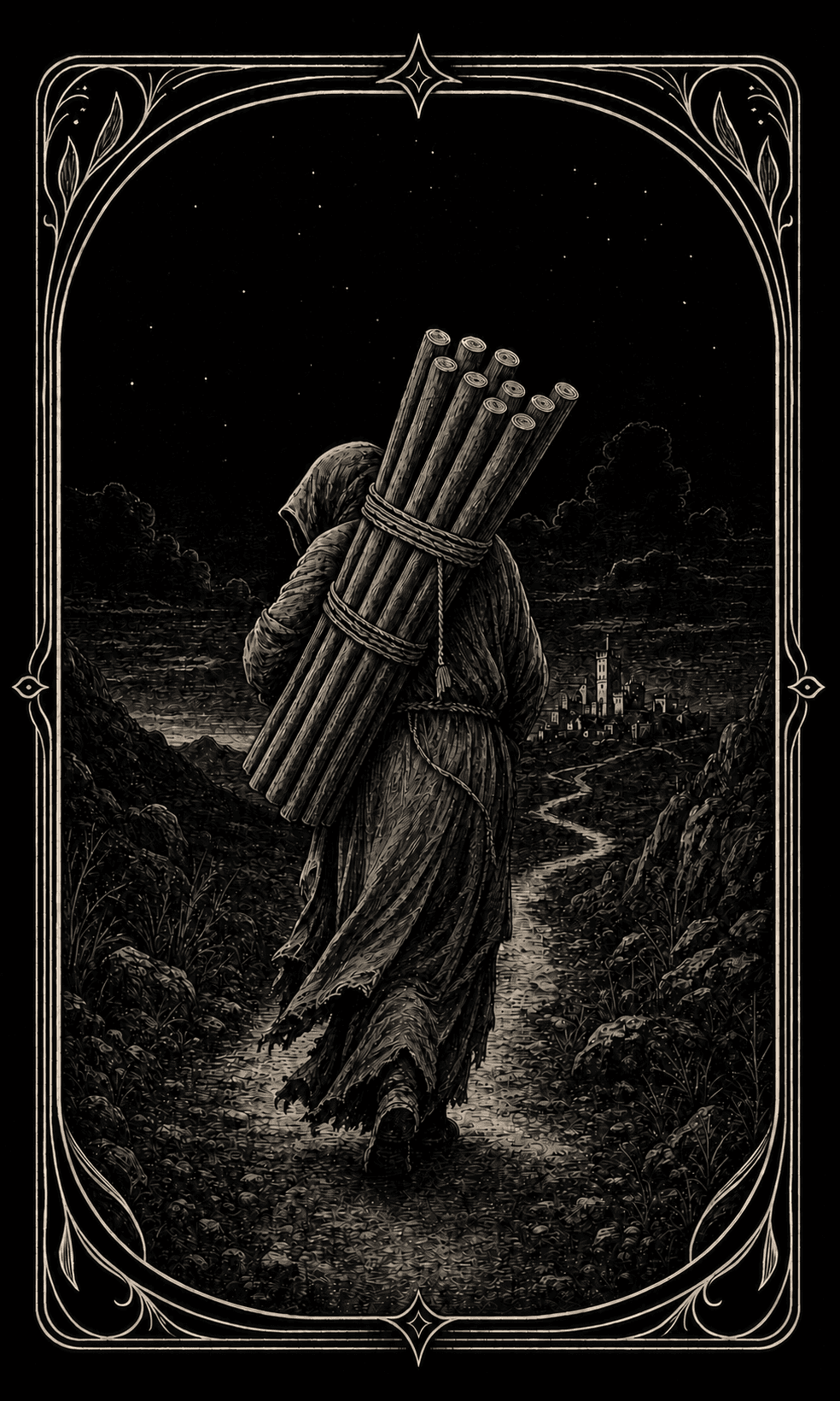权杖十 · Ten of Wands