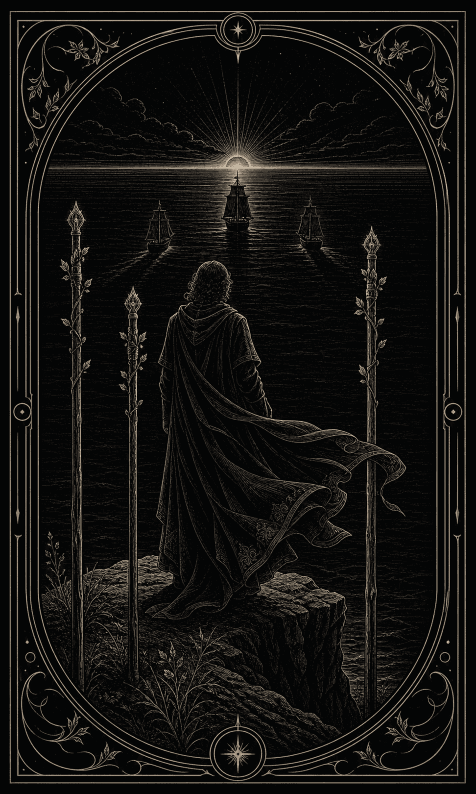 权杖三 · Three of Wands