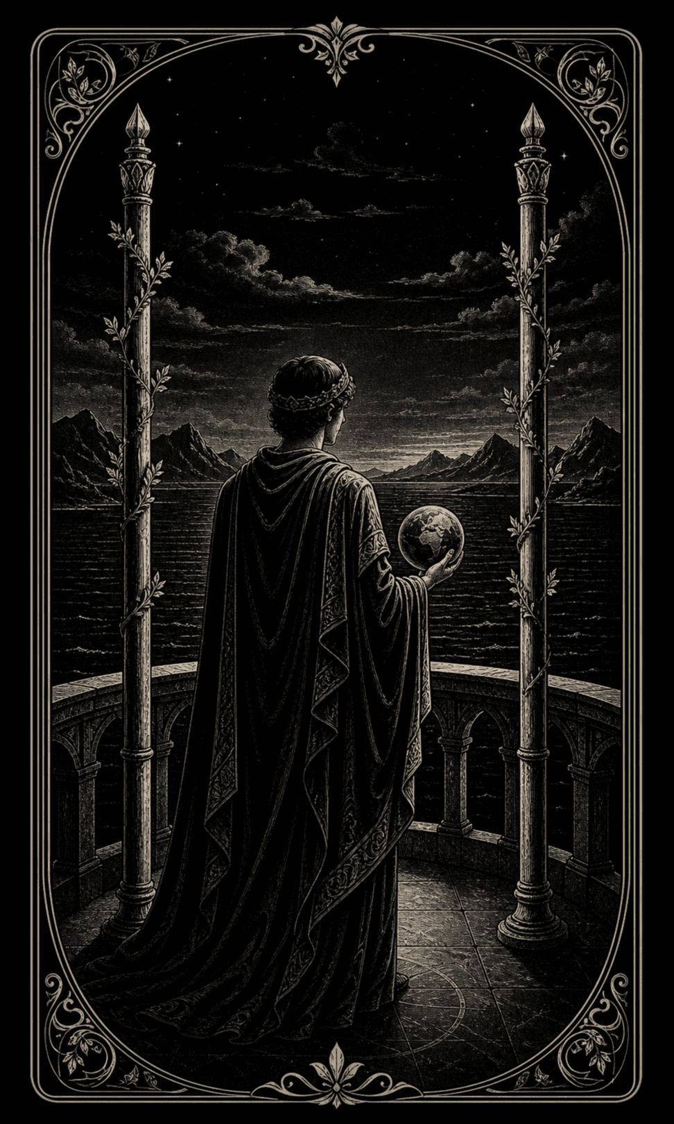 权杖二 · Two of Wands